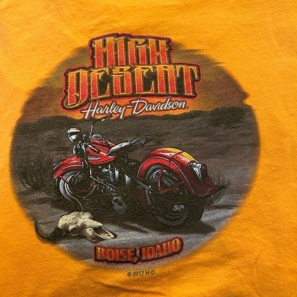 Harley Davidson Ladies V Neck Tee - Picture 5 of 7